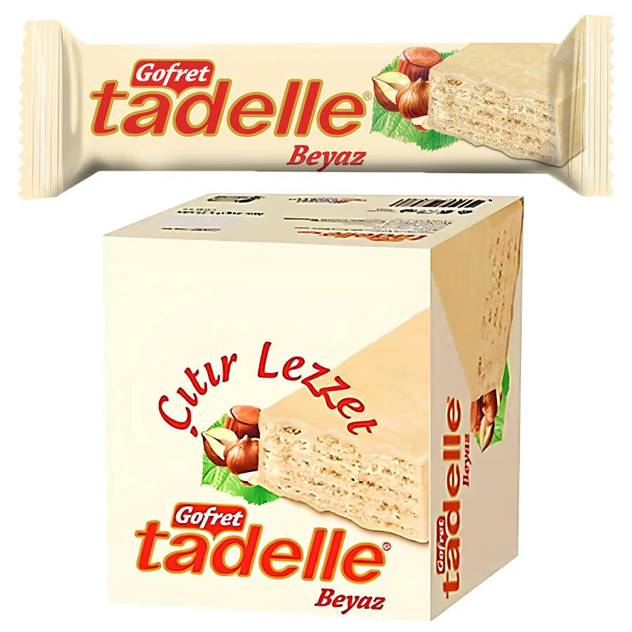 Tadelle Gofret Beyaz Çikolatalı 35gr 24 lü - Thumbnail