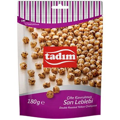 Tadım Çifte Kavrulmuş Sarı Leblebi 180gr 12'li
