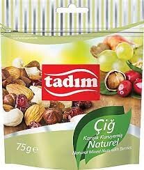 Tadım - Tadım Karışık Kuruyemiş Naturel Midi 90gr 12'li