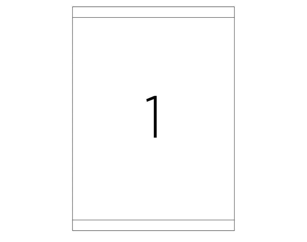 Tanex Etiket A4 Laser 210mmx280mm Tw-2100