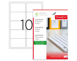 Tanex Etiket A4 Laser 99.06mmx57mm Tw-2010 - Thumbnail