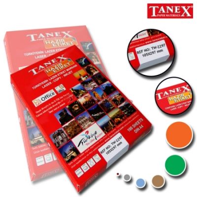 Tanex Etiket Laser 105x297 TW2297