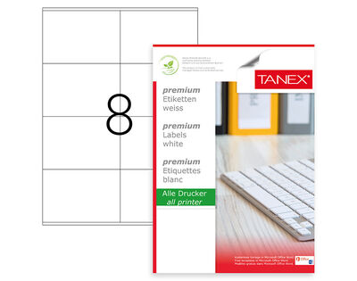 Tanex Etiket Laser 105x74.25 TW-2374