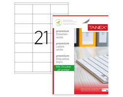 Tanex Laser Etiket 192.5 mm x 39 mm TW-2121 - Thumbnail