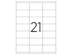 Tanex Laser Etiket 192.5 mm x 39 mm TW-2121 - Thumbnail