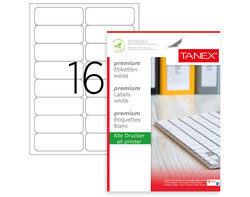 Tanex - Tanex Laser Etiket 99.1mmx34mm TW-2016