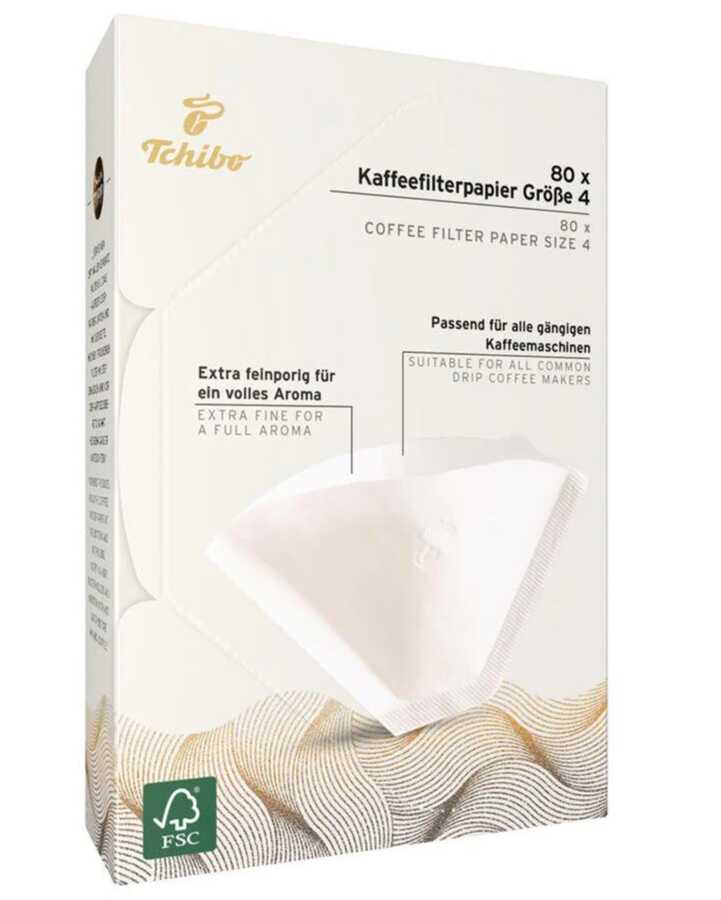 Tchibo Filtre Kahve Kağıdı No:4 80 Li