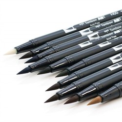 Tombow AB-T Dual Brush Pen G.Kalem Seti Peyzaj Renkleri 10lu - Thumbnail