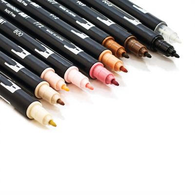 Tombow AB-T Dual Brush Pen G.Kalem Seti Portre Renkleri 10lu