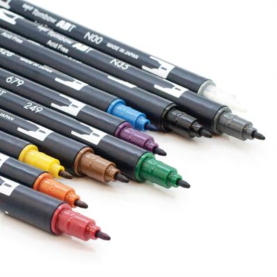 Tombow AB-T Dual Brush Pen G.Kalem Seti Yumuşak Renkler 10lu
