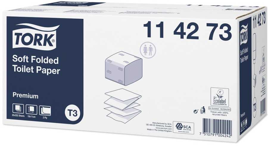 Tork C Katlamalı Tuvalet Kağıdı Premium 252 Yp 30′lu