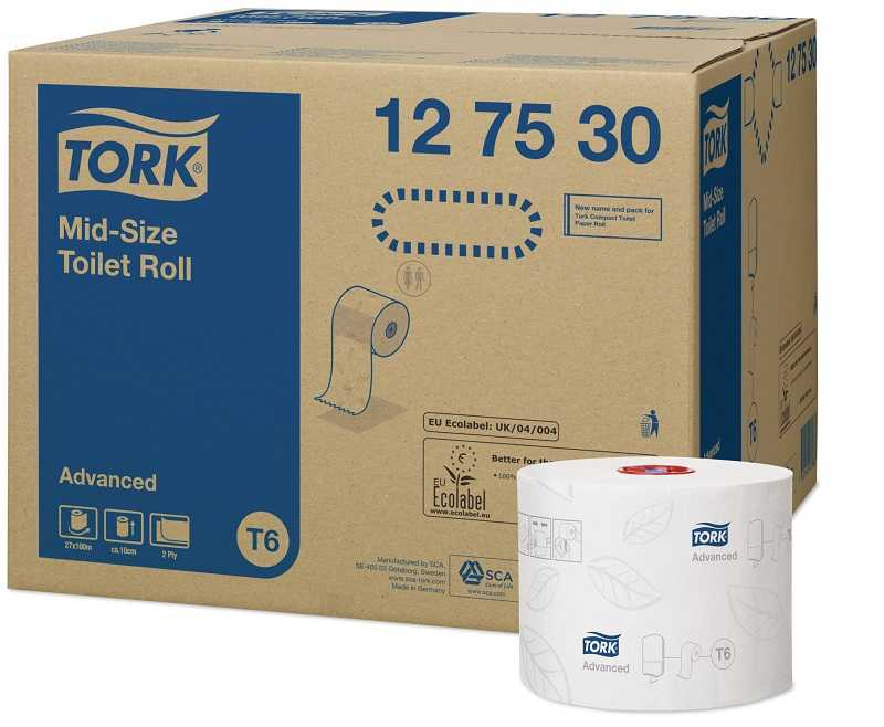Tork Çift Rulo Tuvalet Kağıdı Advanced 100 M 27