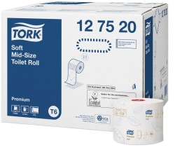 Tork Çift Rulo Tuvalet Kağıdı Premium 90mx27li - Thumbnail