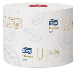 Tork Çift Rulo Tuvalet Kağıdı Premium 90mx27li - Thumbnail