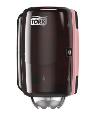 Tork Dispenser - Havlu İçten Çekmeli Mini Kırmızı-Siyah 658008
