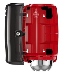 Tork Dispenser - Havlu İçten Çekmeli Mini Kırmızı-Siyah 658008 - Thumbnail
