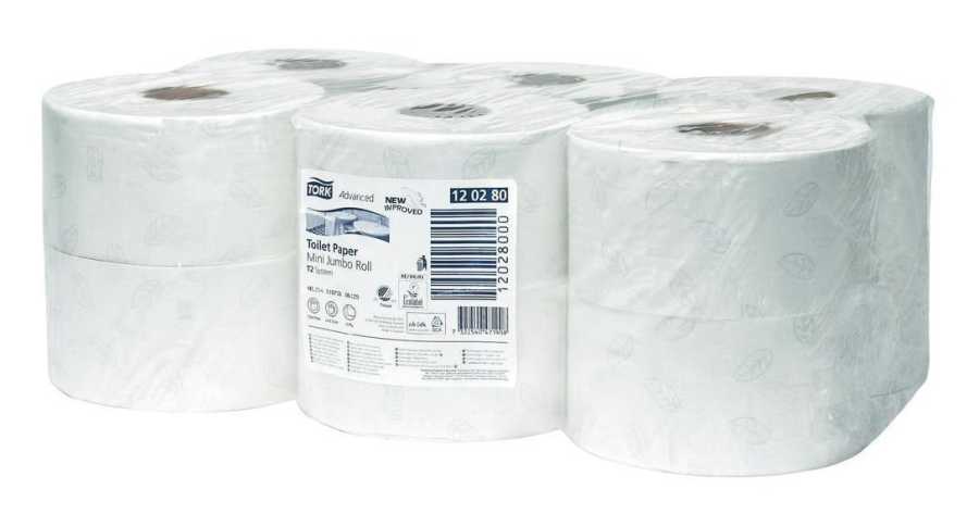 Tork Mini Jumbo Tuvalet Kağıdı Advanced 170 M 12