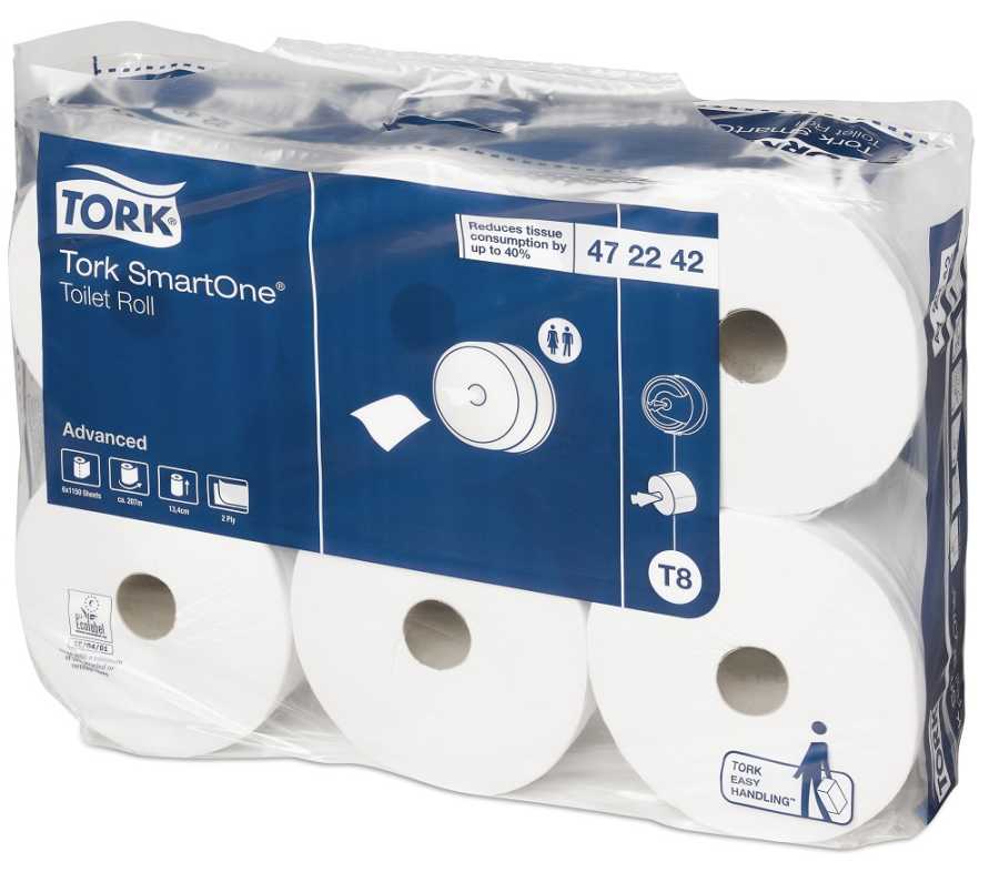 Tork Smartone İçten Çekmeli Tuvalet Kağıdı 207mx6lı