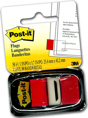 3M Post-it İndex 25.4 x 43.18mm