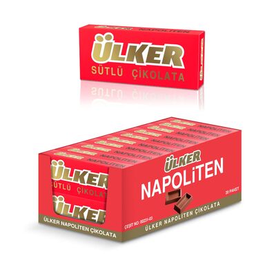 Ülker Napoliten Sütlü Çikolata 33 gr 20li