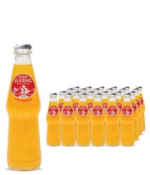 Uludağ - Uludağ Gazoz Az Şekerli Portakallı Cam Şişe 250 ml 24 lü
