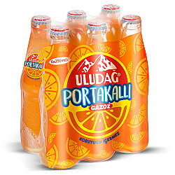 Uludağ Gazoz Portakallı Cam Şişe 250 ml 24 lü
