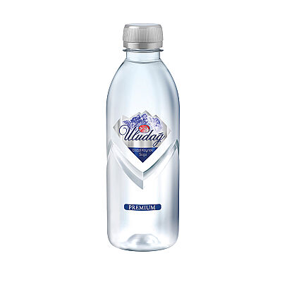 Uludağ Premium Doğal Kaynak Suyu Pet Şişe 400ml 12 li - 1