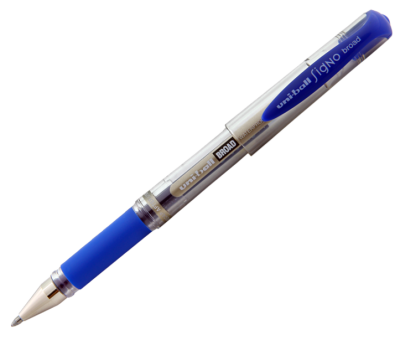 Uni-Ball Um-153 İmza Kalemi 1.0mm Mavi