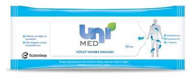 Unimed Vücut Yıkama Havlusu 12li