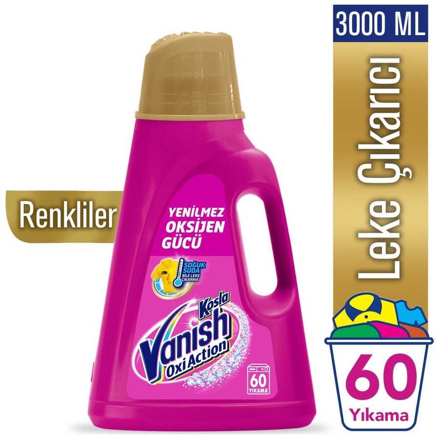 Vanish Leke Çıkarıcı Sıvı 3000ml Pembe
