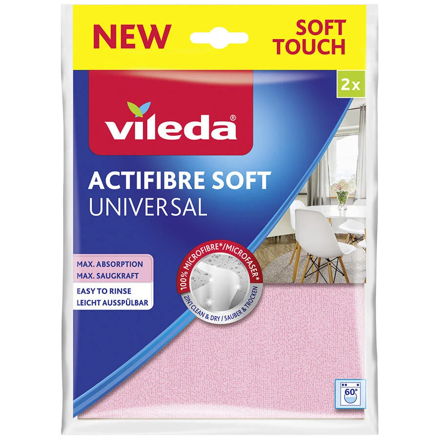 Vileda Temizlik Bezi Actifibre Soft 2 li