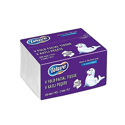 Wave V Katlı Peçete 250 li 18 Paket - 1