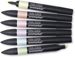 Winsor & Newton ProMarker Pastel Tonlar Seti 6lı - Thumbnail