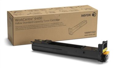 Xerox 106R01322 WorkCentre 6400 Standart Kapasite Yellow Sarı Toner 8.000 Sayfa
