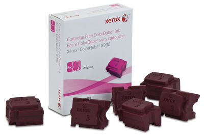 Xerox 108R01023 ColorQube 8900 Genuine Solid Ink Magenta Kırmızı 6 Stick