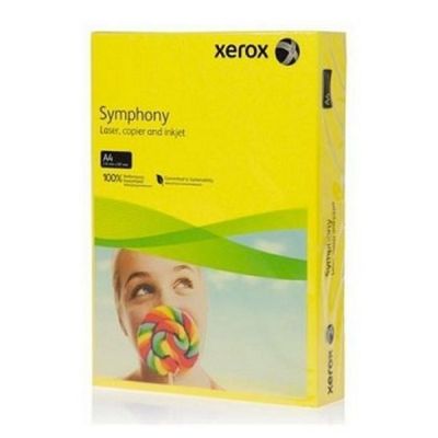 Xerox Symphony A4 Renkli Fotokopi Kağıdı 80gr Kanarya Sarısı