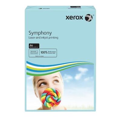 Xerox Symphony A4 Renkli Fotokopi Kağıdı 80gr Mid Blue