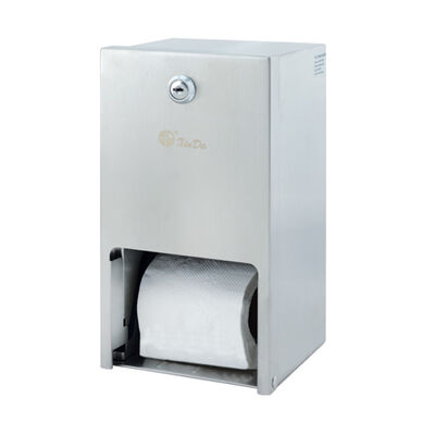 Xinda Wc Kağıt Dispanseri İkili Dikey Silver GS210W