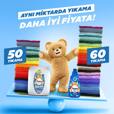 Yumoş Yumuşatıcı Bahar Tazeliği 5lt