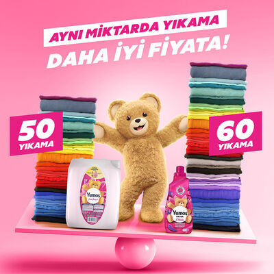 Yumoş Yumuşatıcı Çiçek Bahçesi 5lt