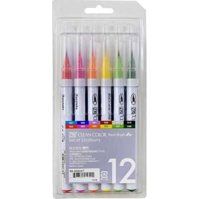 Zig Clean Color Real Brush Rb-6000At/12Va 12li
