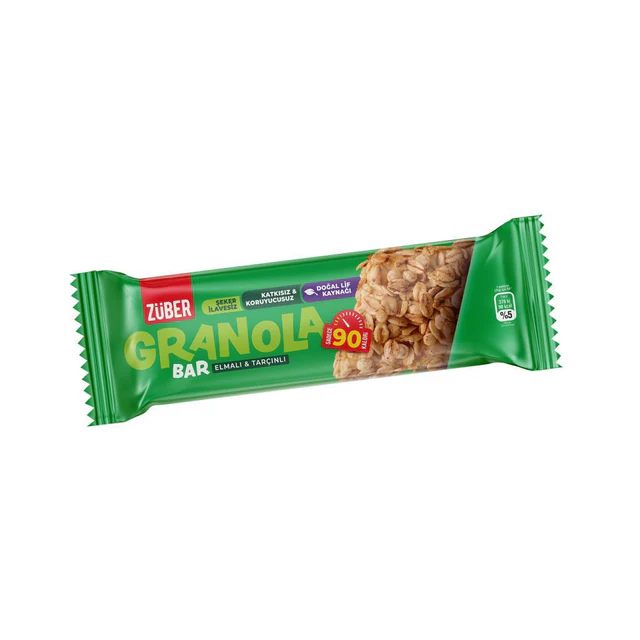 Züber Granola Bar Elmalı Tarçınlı 6 (25g x 15)