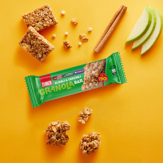 Züber Granola Bar Elmalı Tarçınlı 6 (25g x 15)