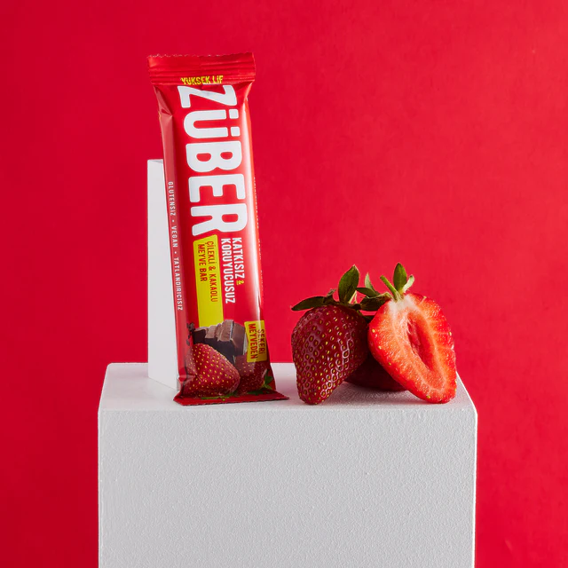 Züber Meyve Bar Çilekli ve Kakaolu 8 (40g x 12)