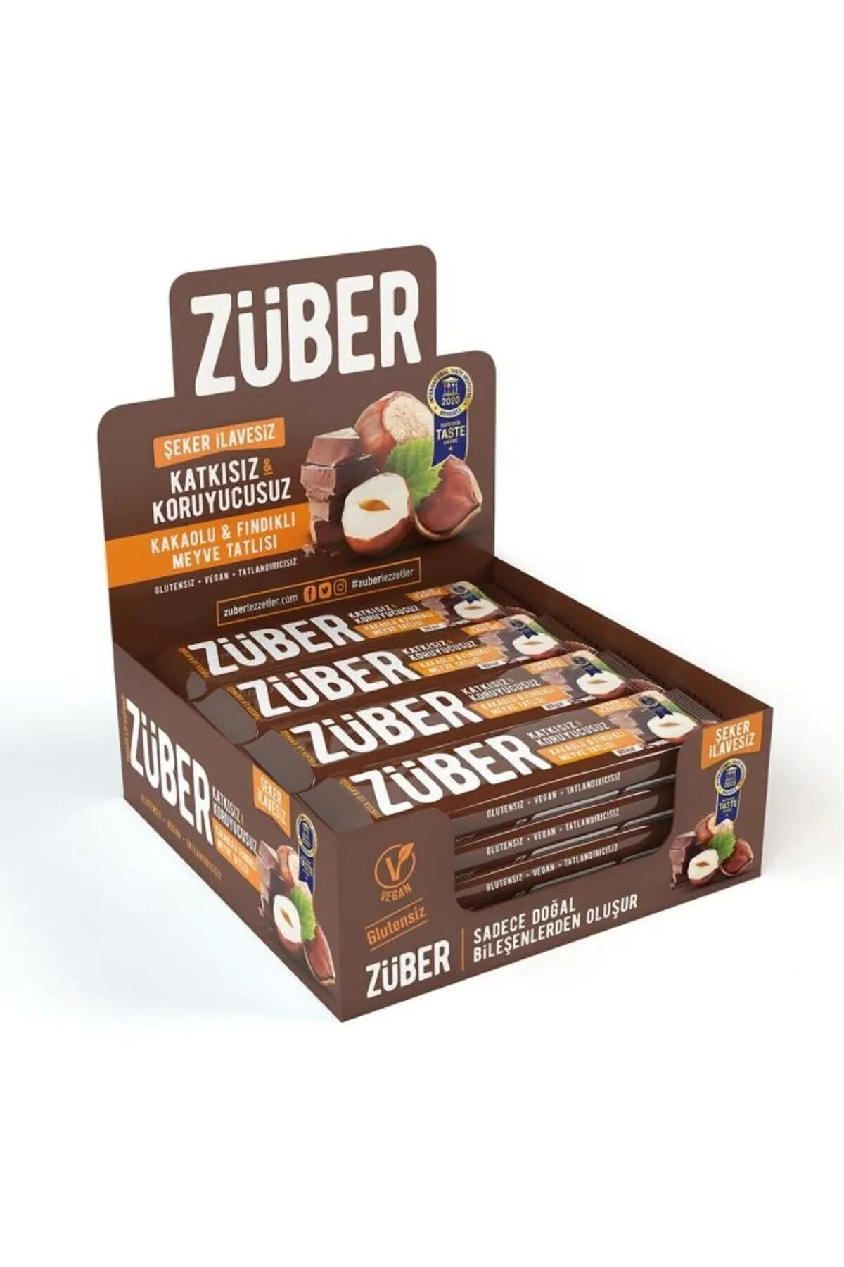 Züber Meyve Bar Fındık Ve Kakaolu 40gr 12 li