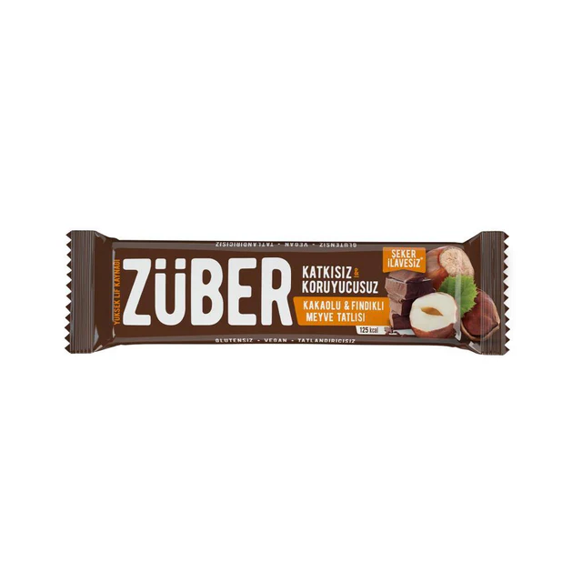 Züber Meyve Bar Fındık Ve Kakaolu 40gr 12 li - Thumbnail