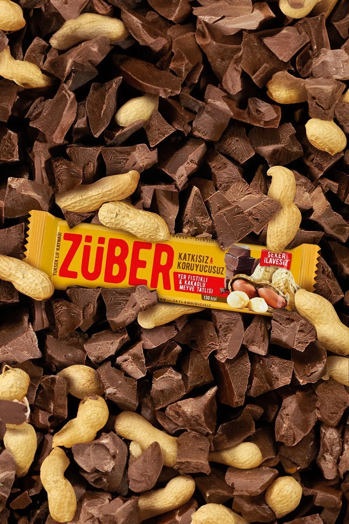 Züber Meyve Bar Yer Fıstıklı Ve Kakaolu 40gr 12 li