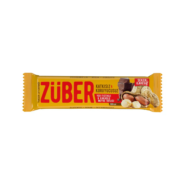 Züber Meyve Bar Yer Fıstıklı Ve Kakaolu 40gr 12 li