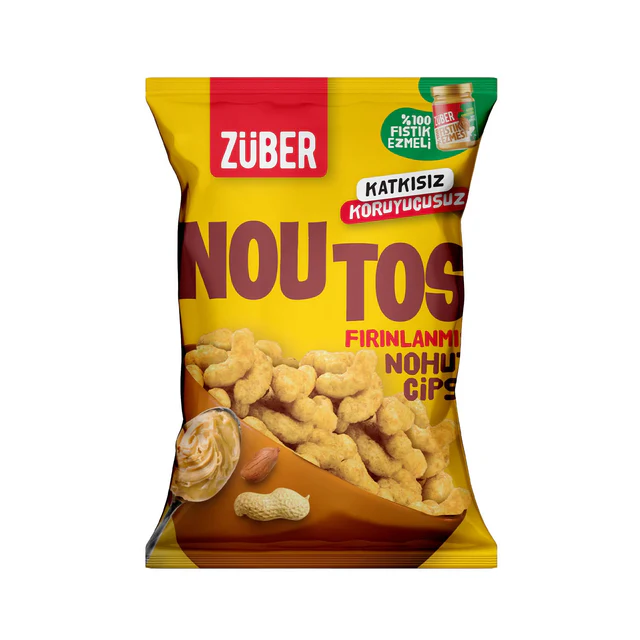 Züber Noutos %100 Yer Fıstığı Ezmeli 55g x 15 - Thumbnail