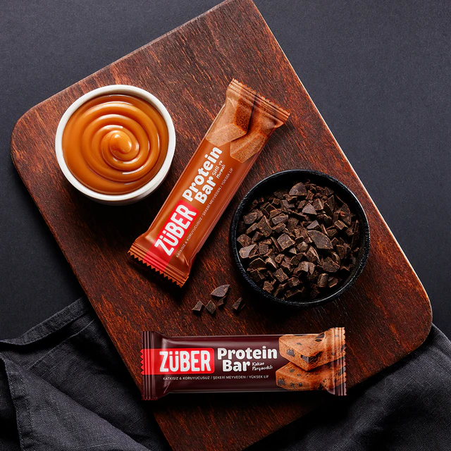 Züber Protein Bar Sütlü ve Hurmalı 8 (35g x12) - Thumbnail